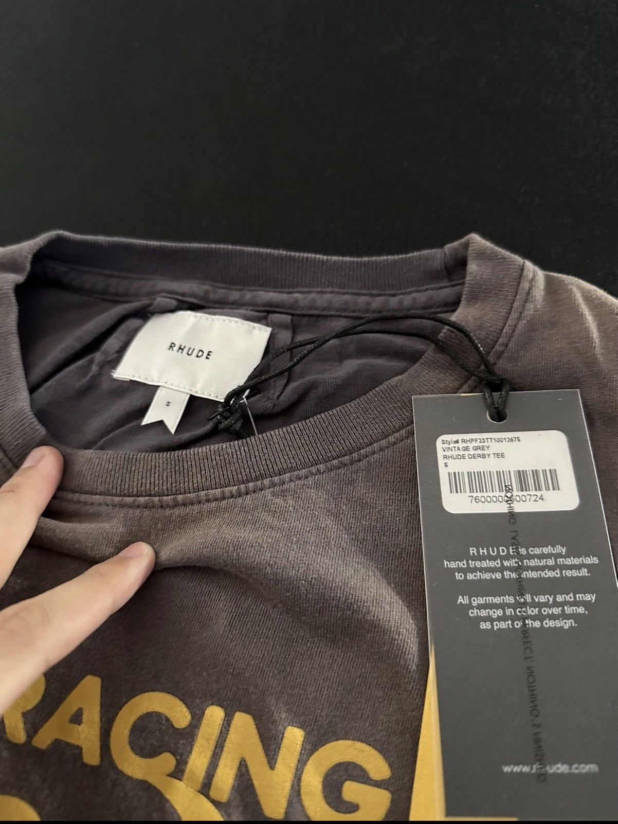 Rhude Rhude Derby Racing Tee Size US S / EU 44-46 / 1 - 3 Thumbnail