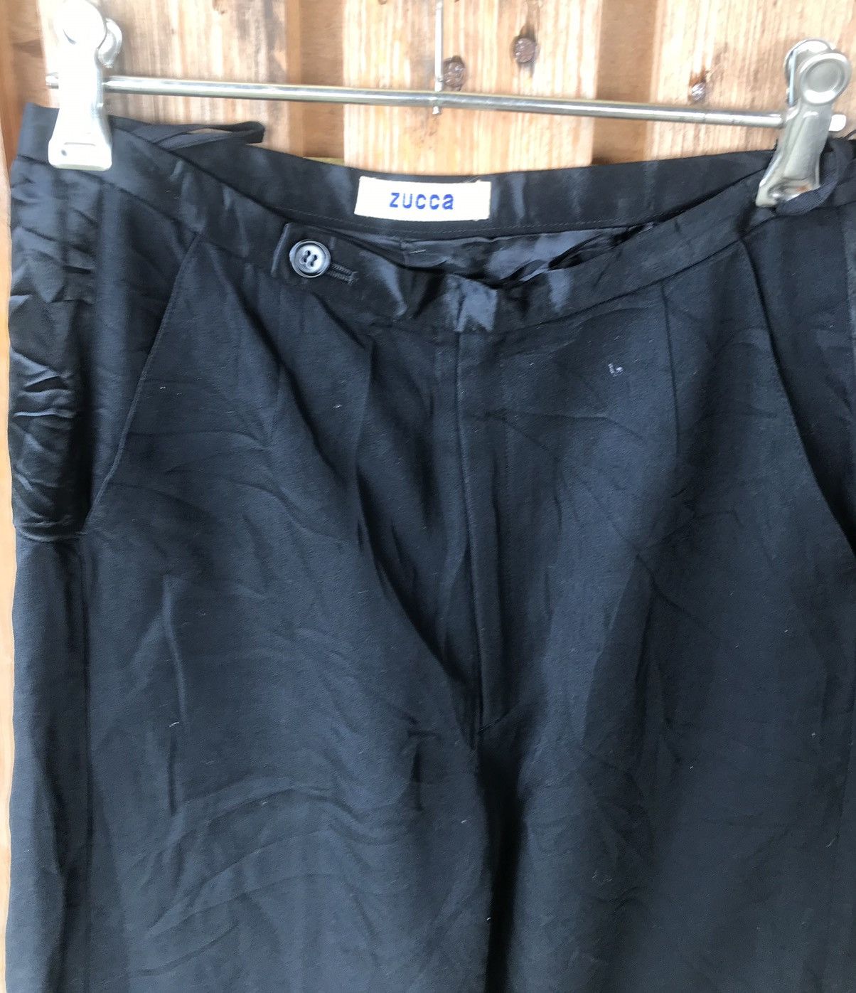 CABANE de ZUCCa Vtg 90s Zucca Archive Wide Leg Pant Size 25" / US 0 / IT 36 - 6 Thumbnail