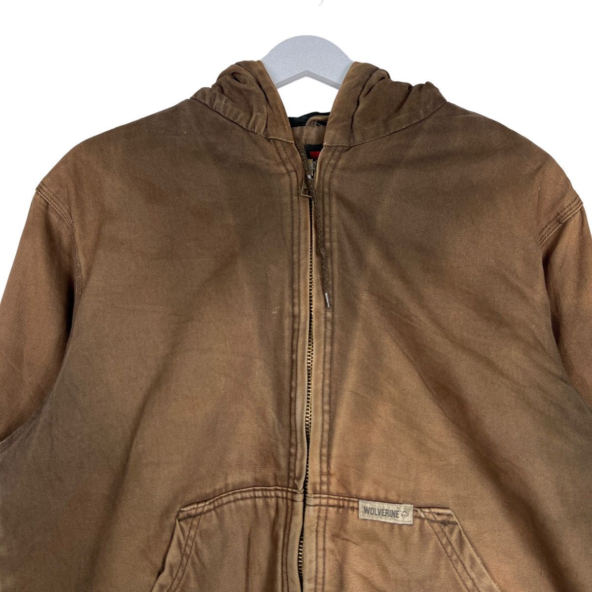 Wolverine 🔥 WOLVERINE DUCK CANVAS DYED DESTROY DISTRESS BOMBER JACKET Size US M / EU 48-50 / 2 - 3 Thumbnail