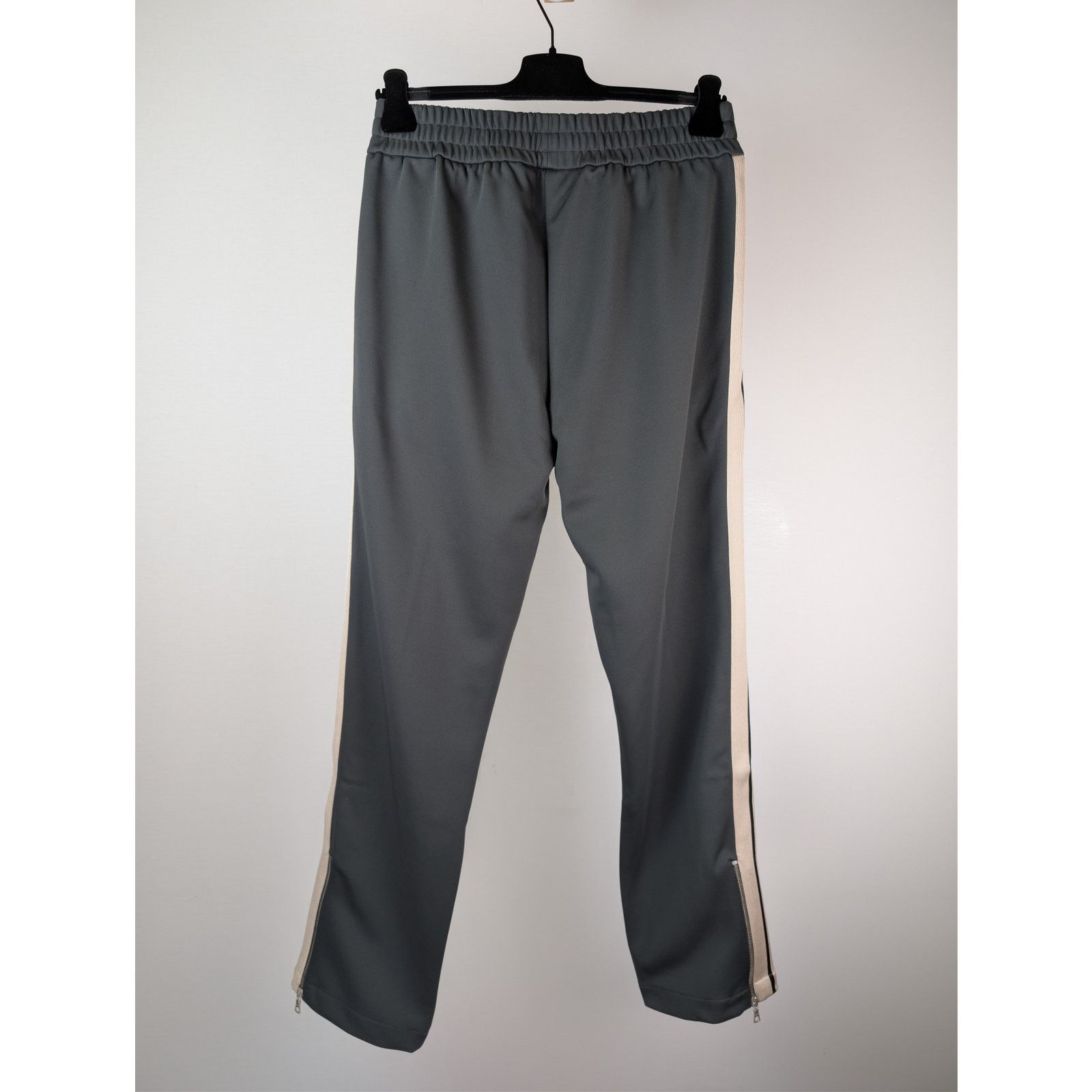 Palm Angels o1rshd1 Q:2 / New Classic Track Pants in Dark Grey / White Size US 36 / EU 52 - 10 Thumbnail