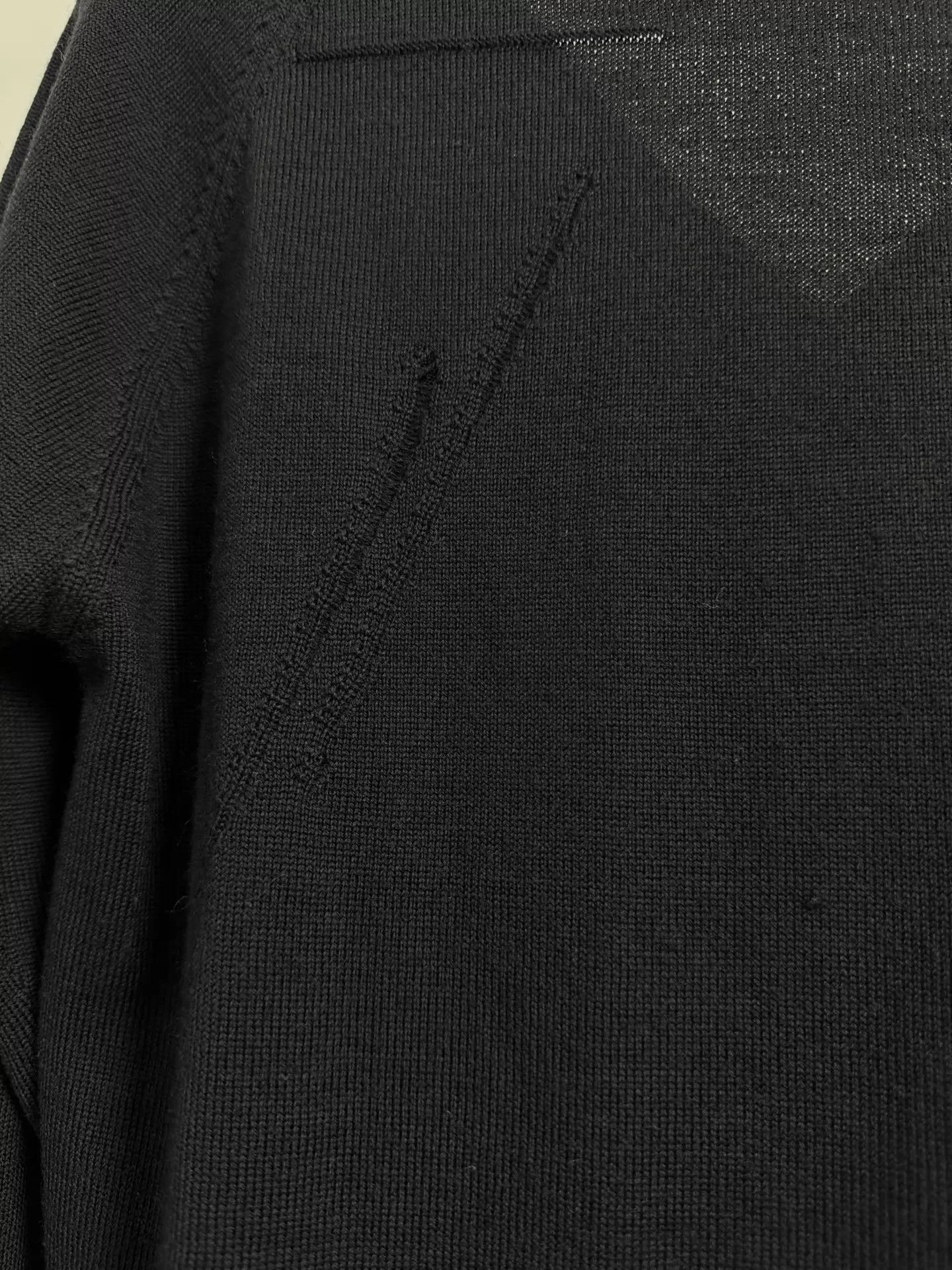 Dior Dior Homme 05fw Black V-neck Clawmark Wool Knit XS Size US XS / EU 42 / 0 - 5 Thumbnail
