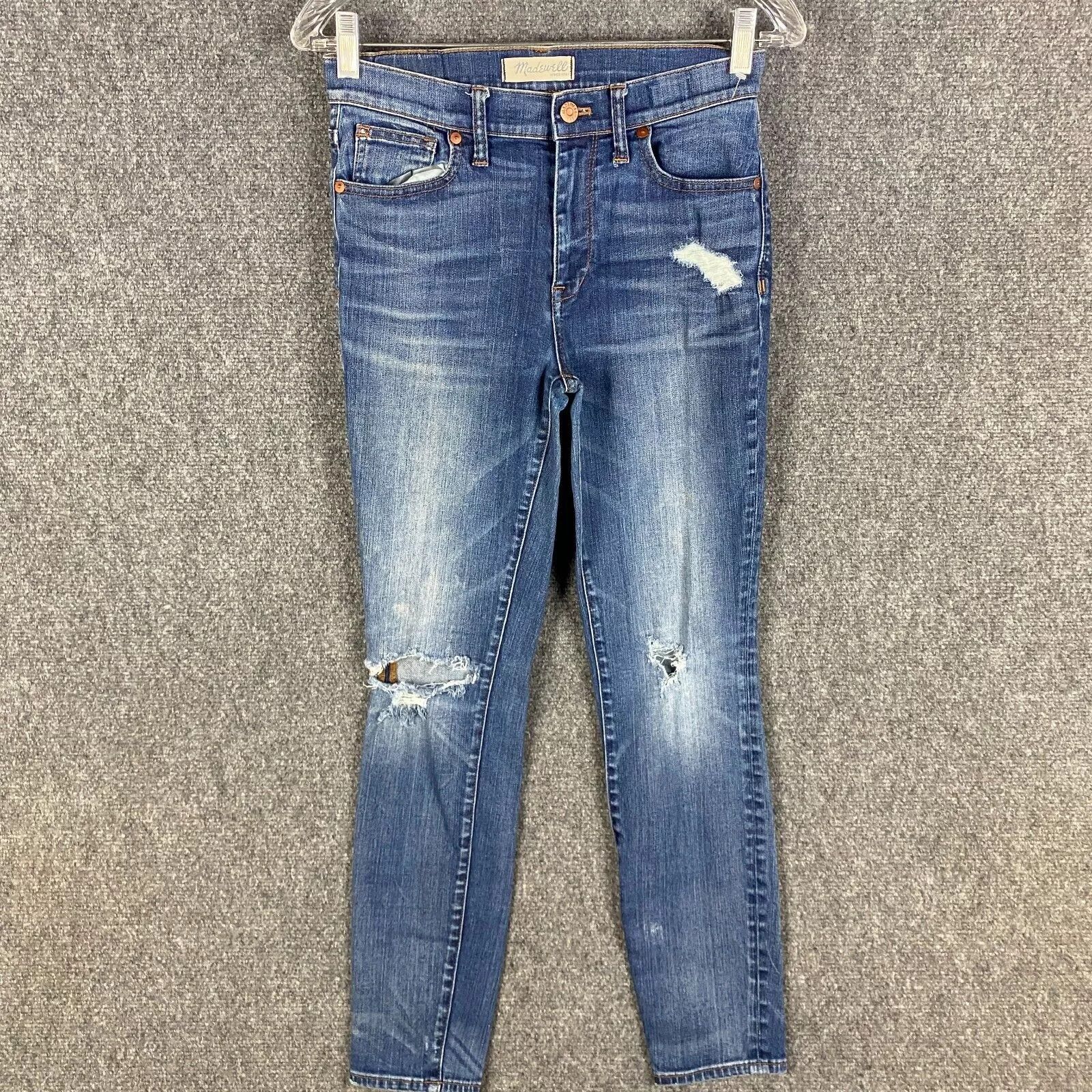 Madewell Madewell Jeans Women's Size 27 High Riser Skinny Stretch Size 27" / US 4 / IT 40 - 1 Thumbnail