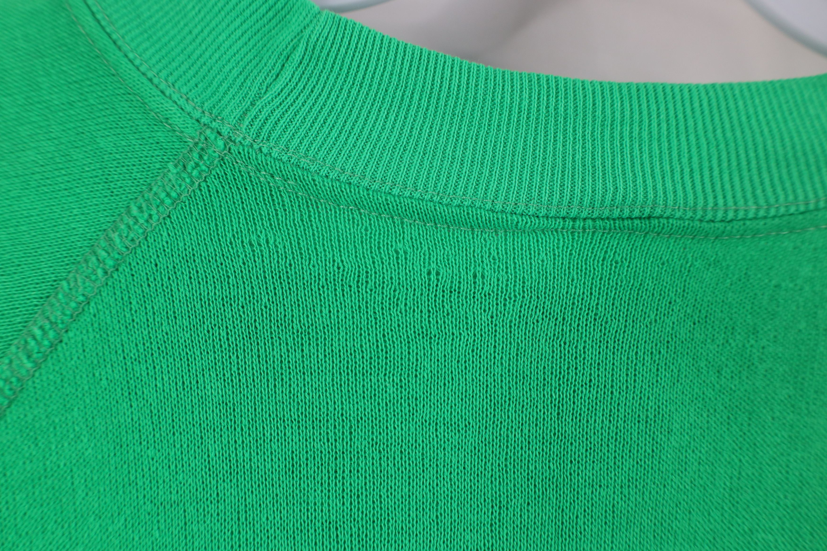 Vintage Vintage 70s Streetwear Thin Crewneck Sweatshirt Green USA Size L / US 10 / IT 46 - 11 Thumbnail