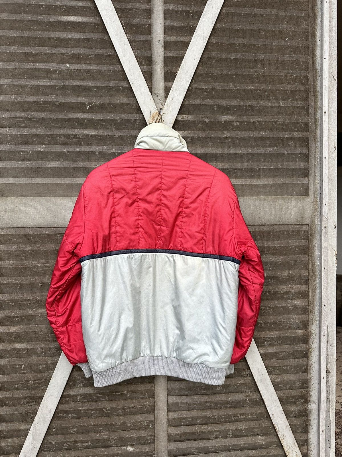 Ellesse 👹Vintage Ellesse Reversible Light Puffer Bomber Jacket Size US M / EU 48-50 / 2 - 12 Thumbnail