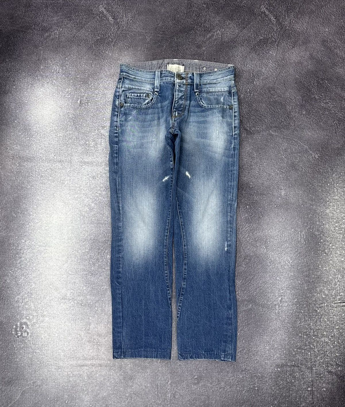 G-Star Vintage G-Star Raw Y2K Faded Blue Avant Garde Denim Jeans Size US 32 / EU 48 - 1 Thumbnail