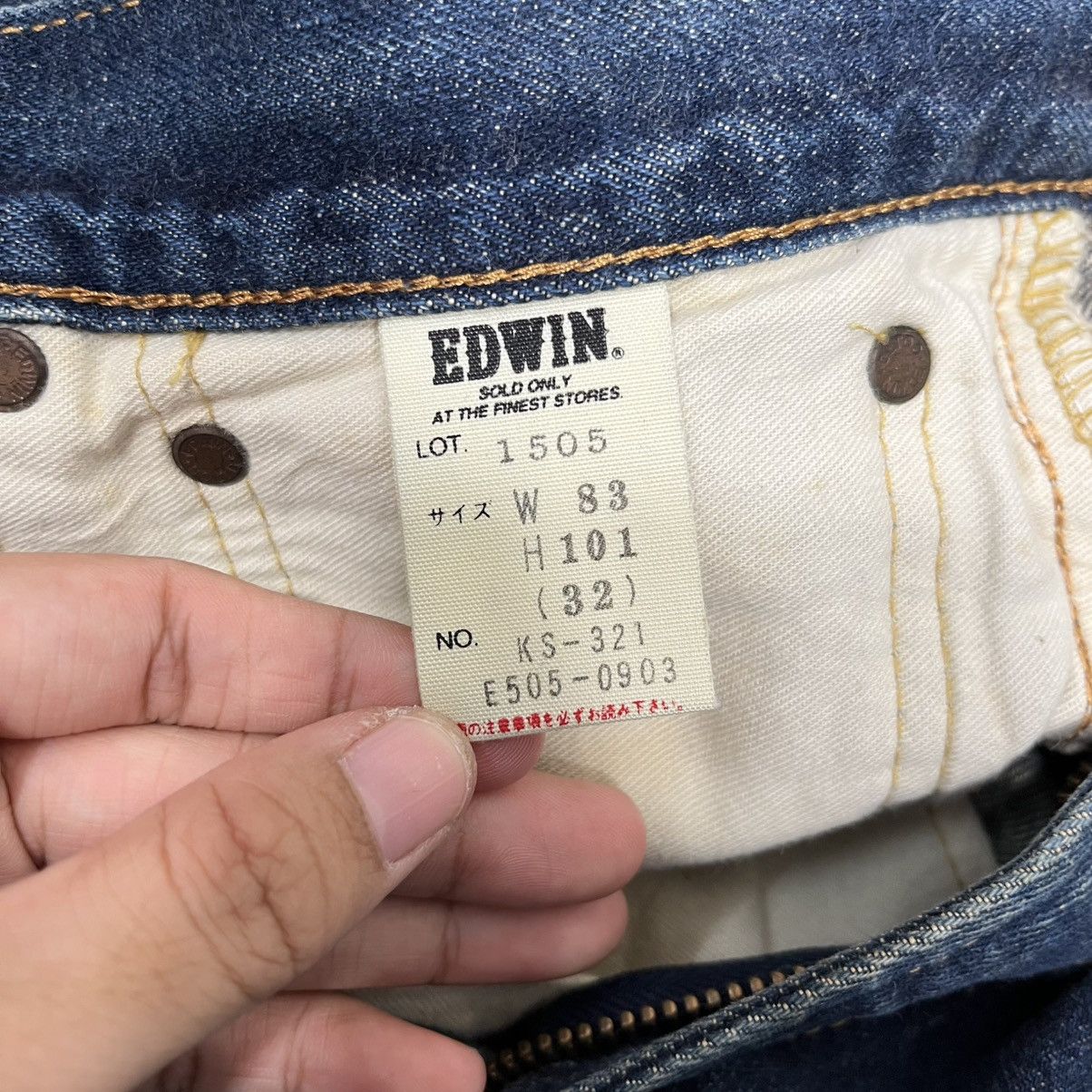 Edwin Vintage Edwin Lot 505 Redline Denim Jean Size US 32 / EU 48 - 20 Thumbnail