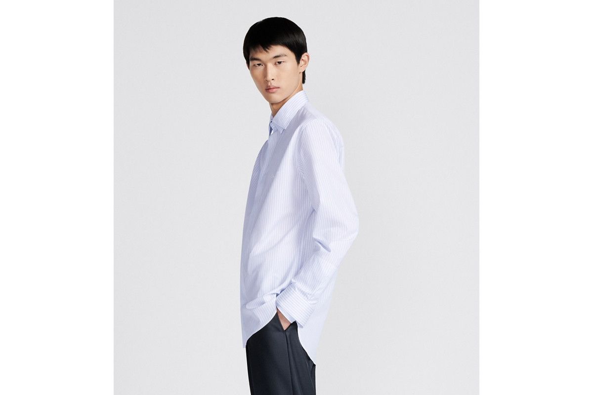 Dior o1bcso1str0226 Couture Shirt in Blue Size US L / EU 52-54 / 3 - 5 Thumbnail