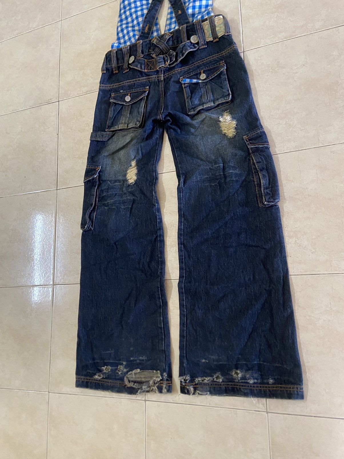 Hysteric Glamour Rare💥Blue Moon Flare Boot Cut Distressed Denim Pants Size US 30 / EU 46 - 10 Thumbnail