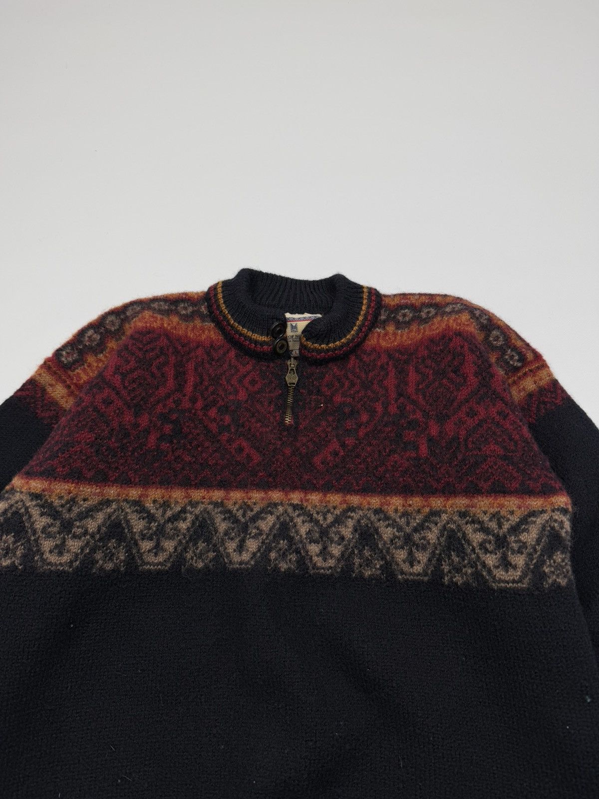 Dale Of Norway Dale Of Norway Women’s Wool 1/4 Zip Knit Sweater Size L / US 10 / IT 46 - 5 Thumbnail