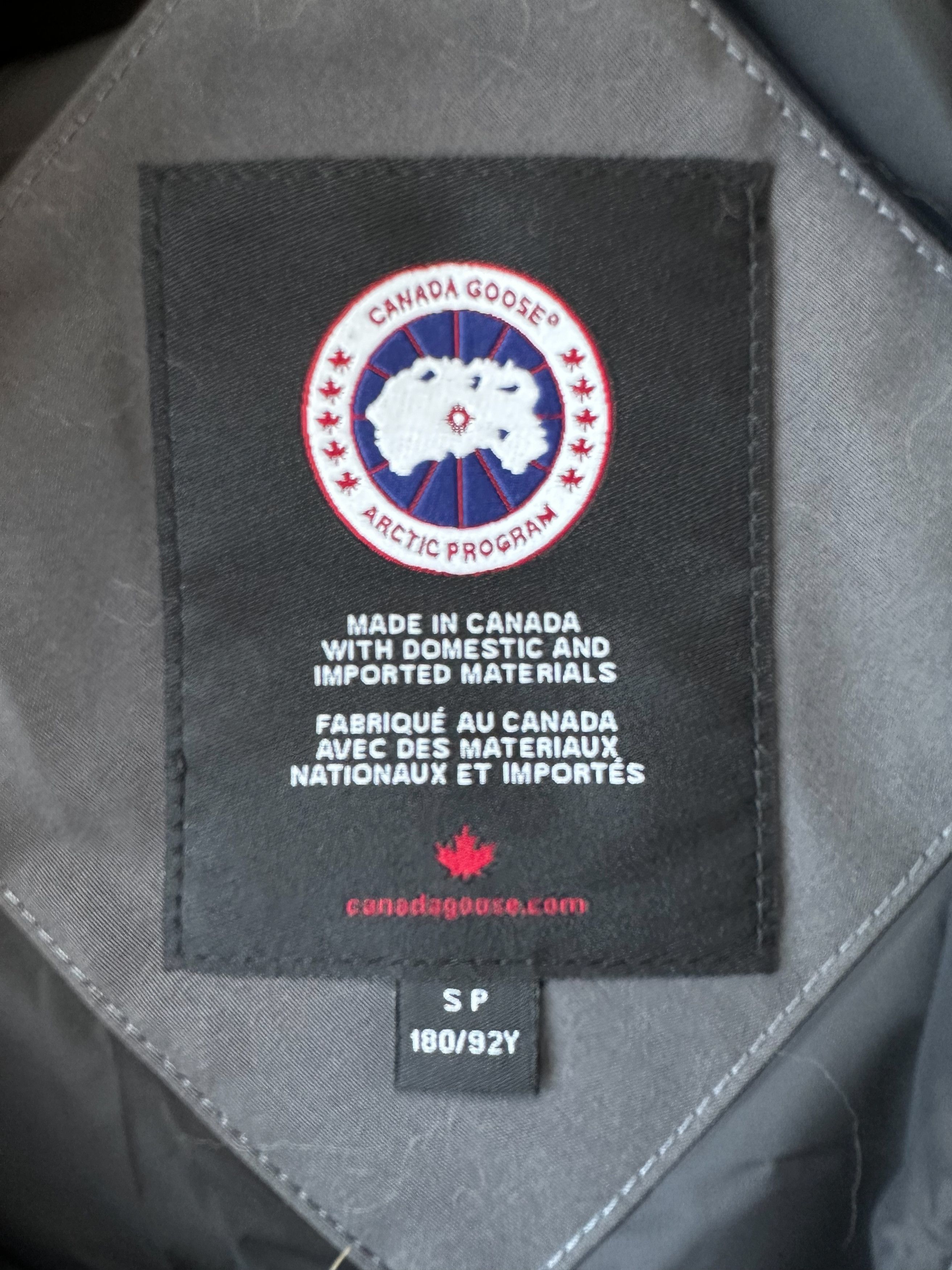 Canada Goose Canada Goose Graphite Carson Men's Jacket Size US S / EU 44-46 / 1 - 4 Thumbnail