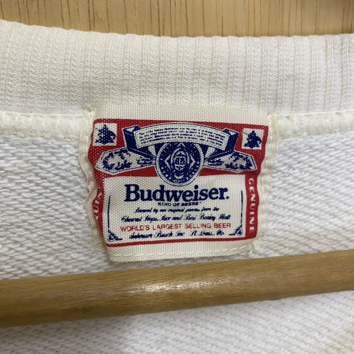Budweiser Vintage 90s Budweiser Crewneck Sweatshirt Size US M / EU 48-50 / 2 - 7 Thumbnail