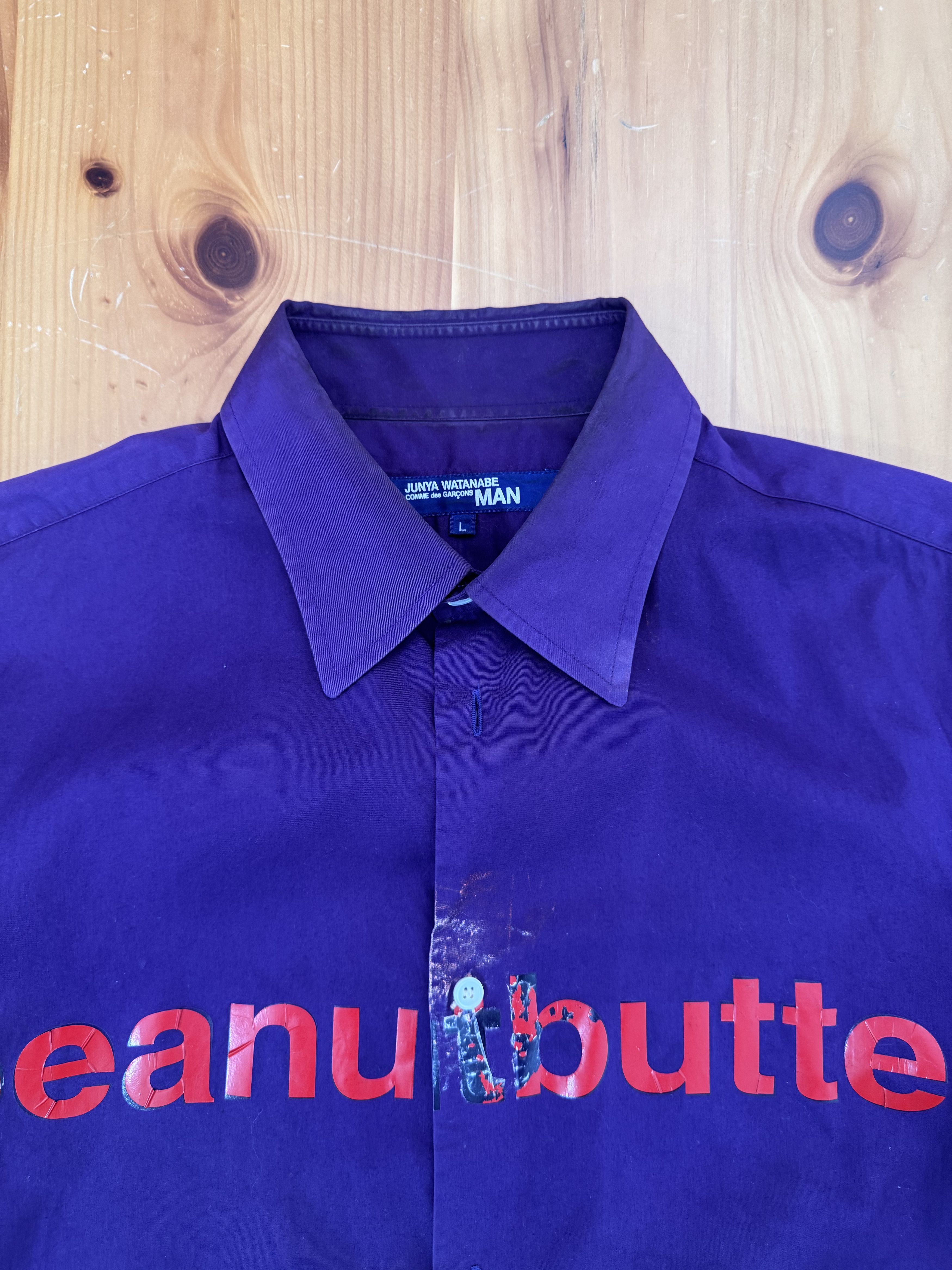 Junya Watanabe Rare Junya Watanabe Peanut Butter Shirt Size US M / EU 48-50 / 2 - 3 Thumbnail
