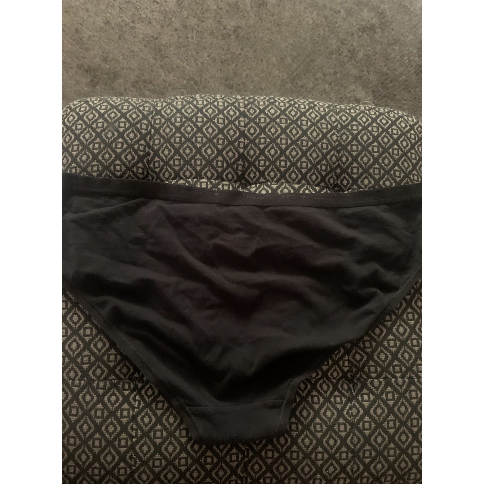 Victoria's Secret VINTAGE Victoria's Secret Hiphugger Panties Black M (Polka Dot, Lace, Stretch) Womens Panties Hipster Heart Angel 90s? Size 32" / US 10 / IT 46 - 4 Thumbnail