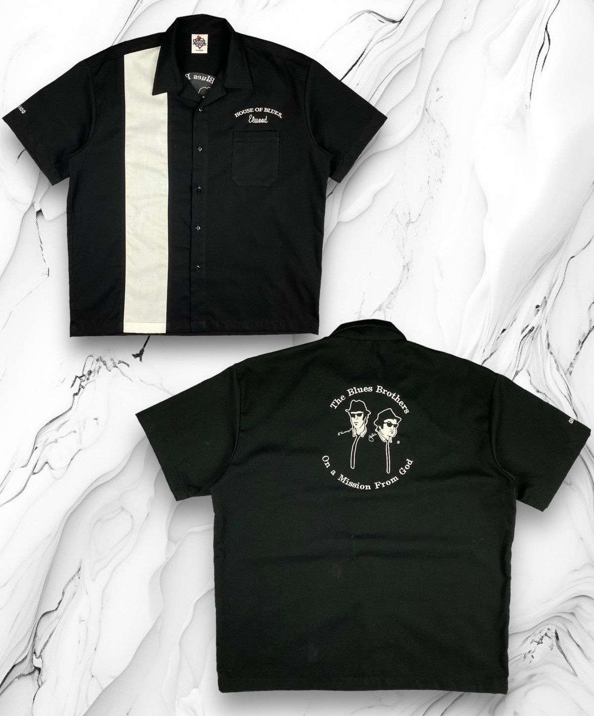Band Tees × Vintage House Of Blues The Blues Brothers Elwood Shirt Button Up Size US XL / EU 56 / 4 - 1 Thumbnail