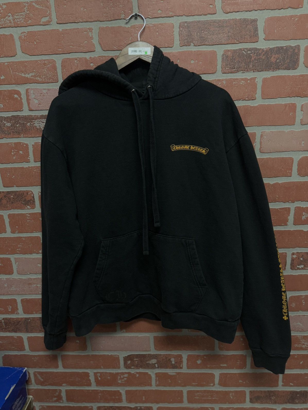 Chrome Hearts Chrome Hearts Black Yellow Pullover Hoodie Size M 🧼 Size US M / EU 48-50 / 2 - 2 Thumbnail