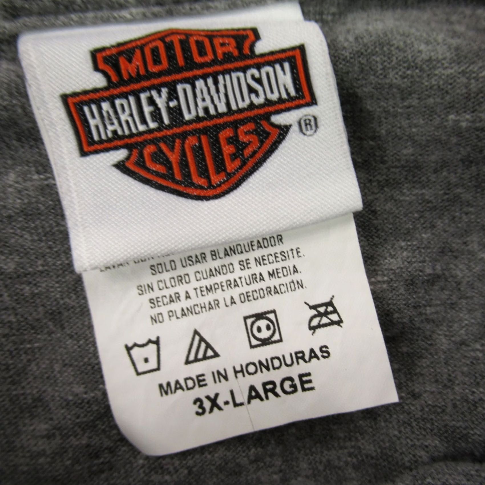 Harley Davidson Harley-Davidson Shirt Mens 3XL Short Sleeve Crew Neck Gray Janesville Monroe WI Size US XXL / EU 58 / 5 - 3 Thumbnail