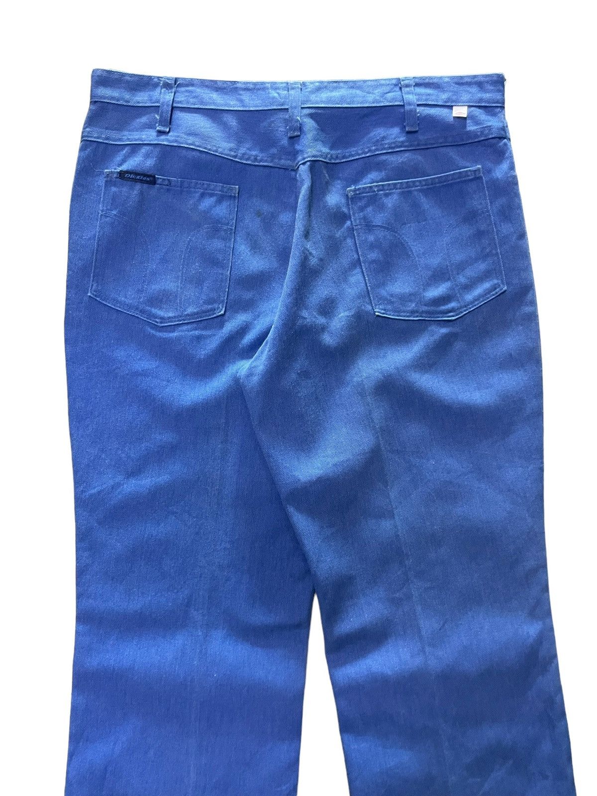 Dickies × Vintage Vintage 70s Dickies sta-prest flared men denim pants talon Size US 34 / EU 50 - 9 Thumbnail