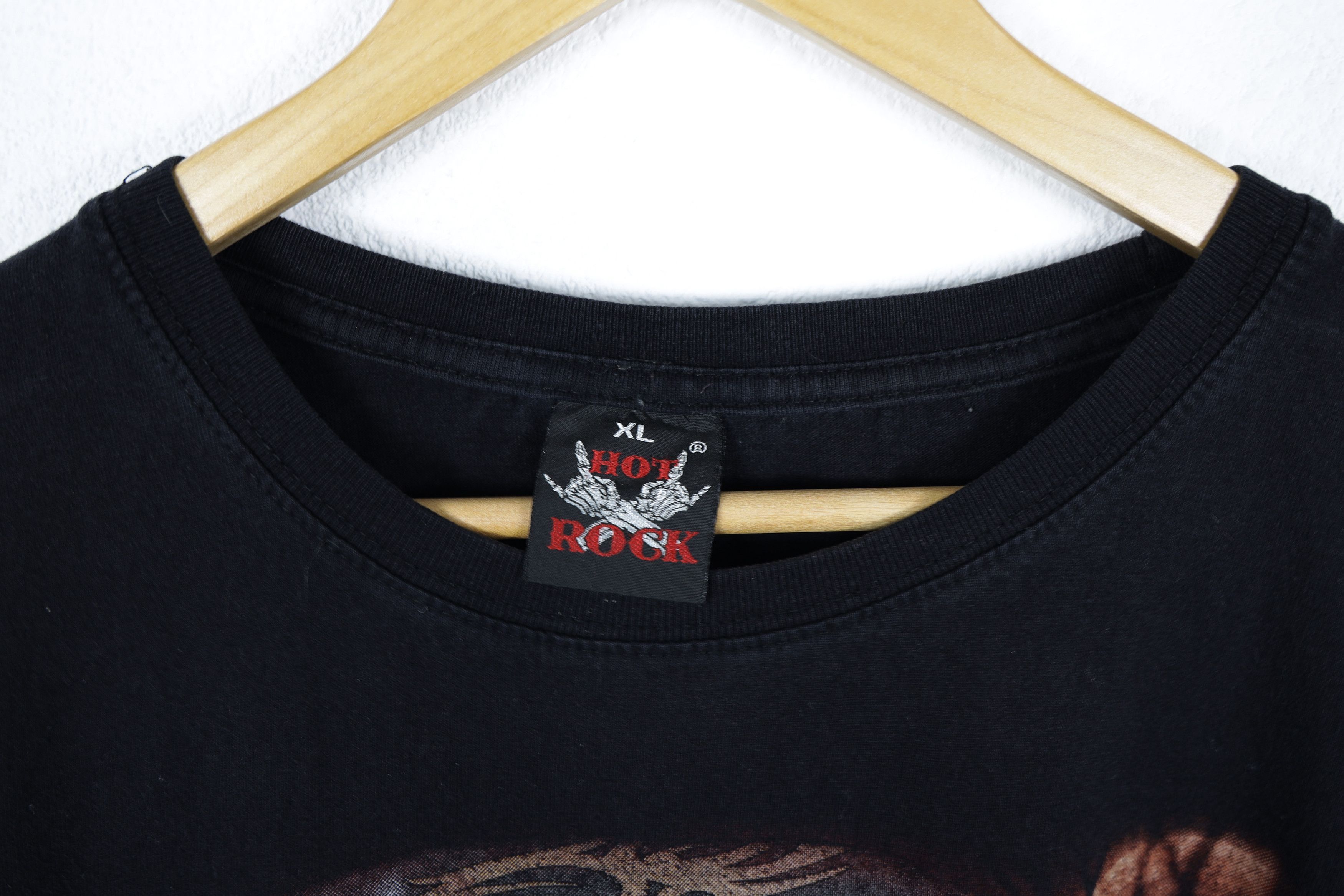 Band Tees × Vintage Vintage Skulls Satan Hot Rock Crazy Tee T-shirt 90s Size US XL / EU 56 / 4 - 8 Thumbnail