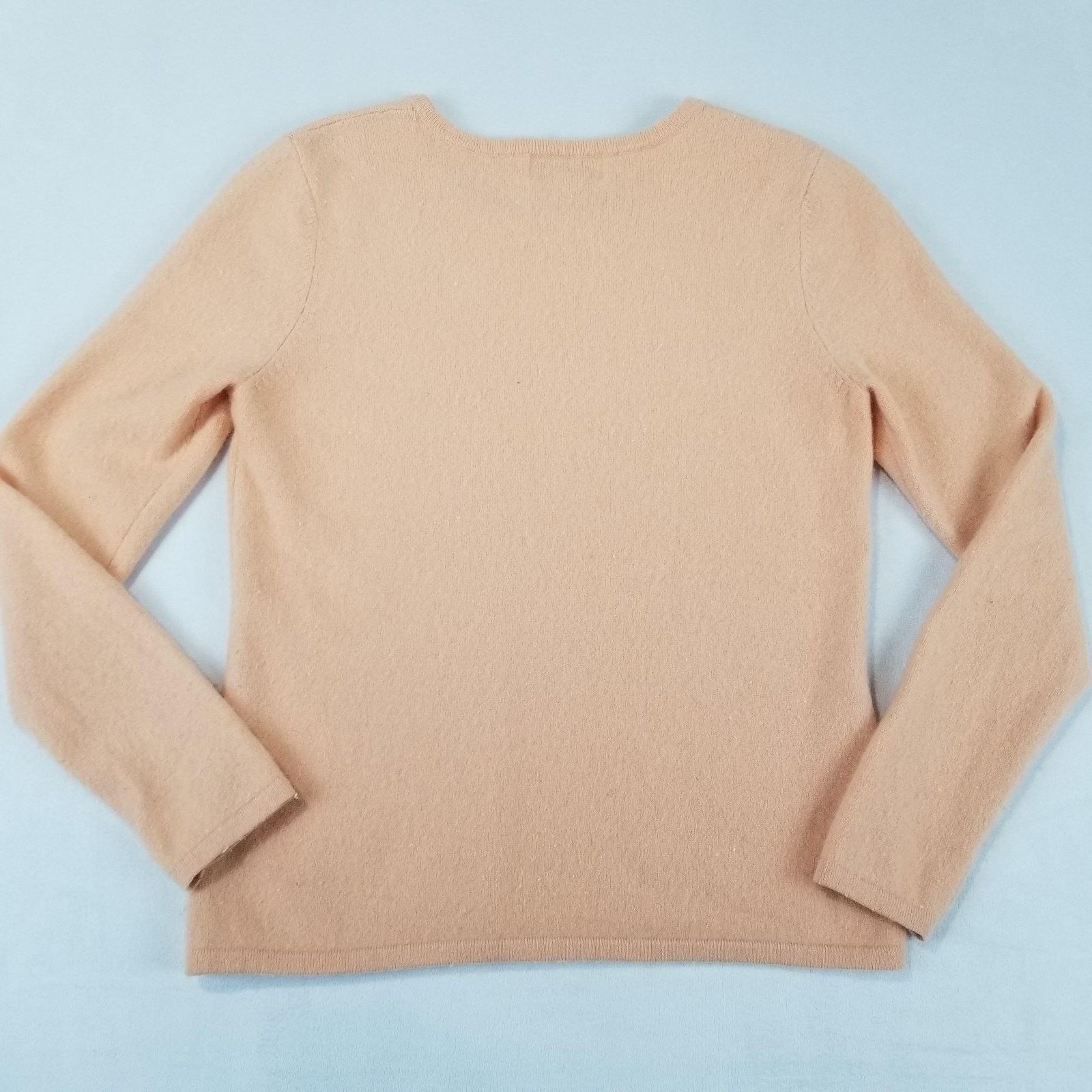 Other Chadwick's Sweater Womens Medium Beige 100% Cashmere Size M / US 6-8 / IT 42-44 - 2 Thumbnail