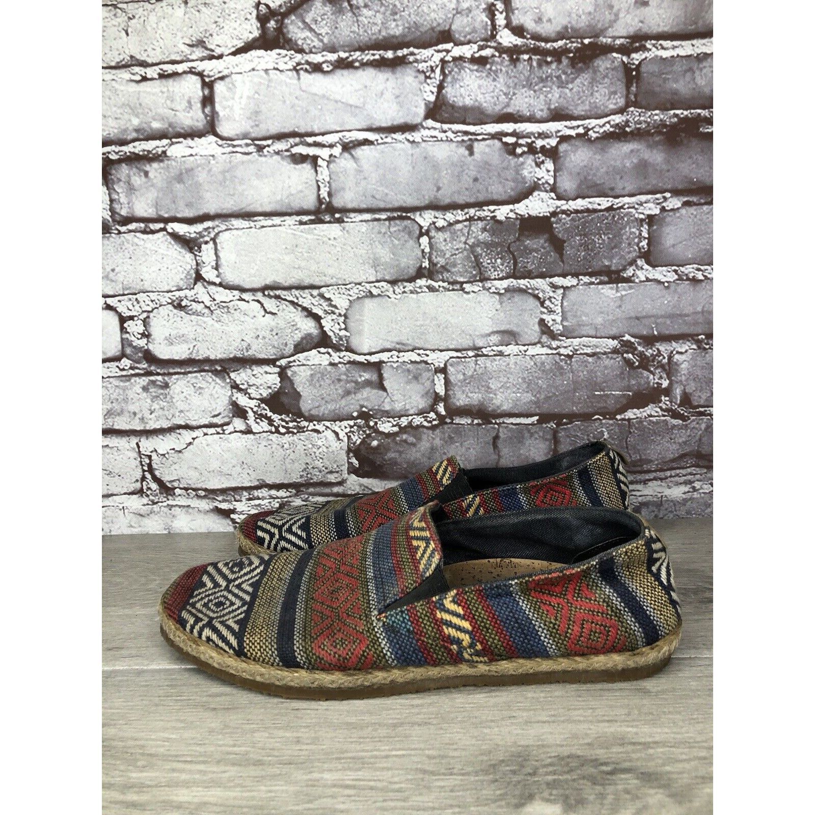 Other PATARA Chiang Mai Seeker MultiColor Fabric Slip On Loafers S Size US 8 / EU 41 - 11 Thumbnail