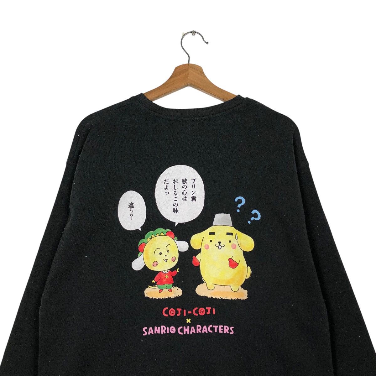 Cartoon Network × Japanese Brand 📌Vintage Sweatshirt Cartoon Coji-Coji X Sanrio Characters Size US M / EU 48-50 / 2 - 10 Thumbnail