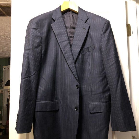 Brooks Brothers brooks brothers men's wool sport coat jacket blazer size:45L Size 44L - 2 Thumbnail