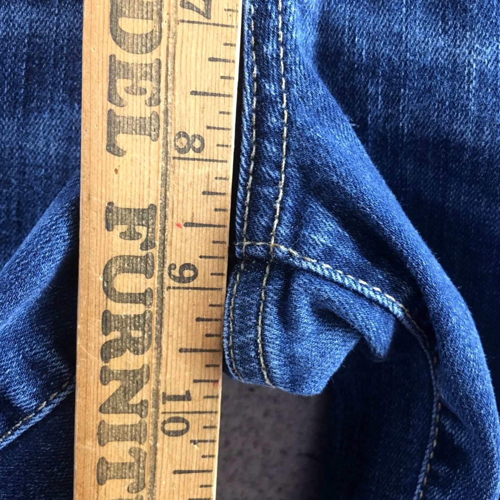 Eddie Bauer Eddie Bauer Jeans Womens 6 Blue Denim Straight Leg Mid Rise Jeans Womens Regular Slim Straight Blue Jeans 6 Mens Womens Size 28" / US 6 / IT 42 - 7 Thumbnail