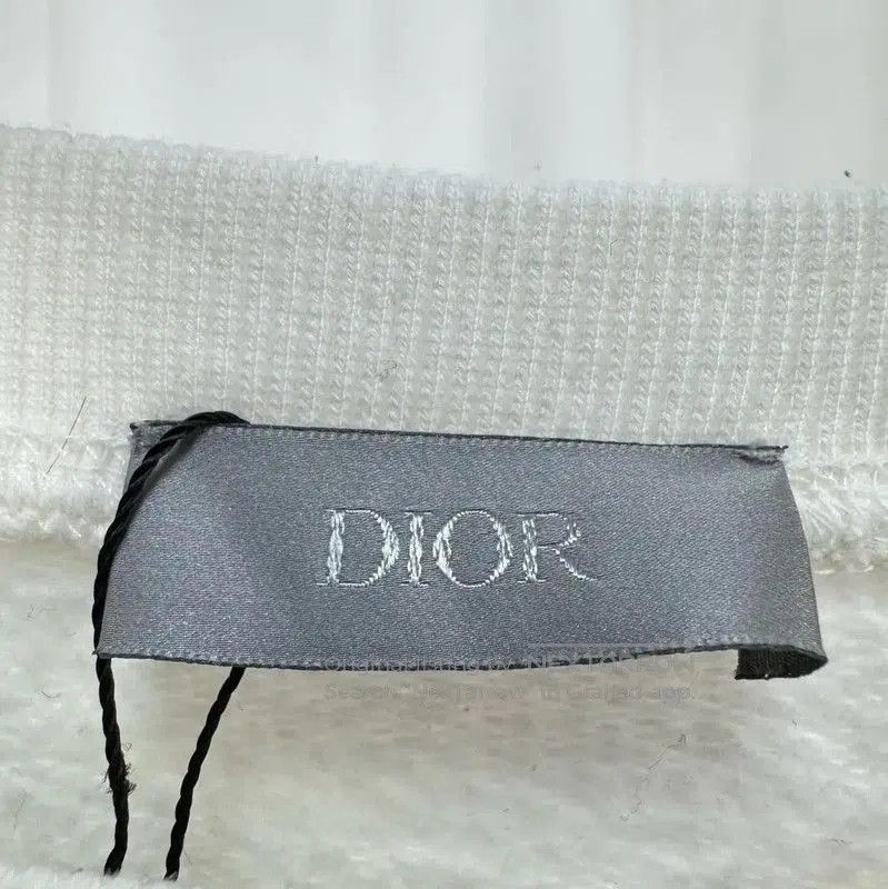 Dior Dior Men's Long Sleeve White Sweatshirt . Size US XL / EU 56 / 4 - 7 Thumbnail