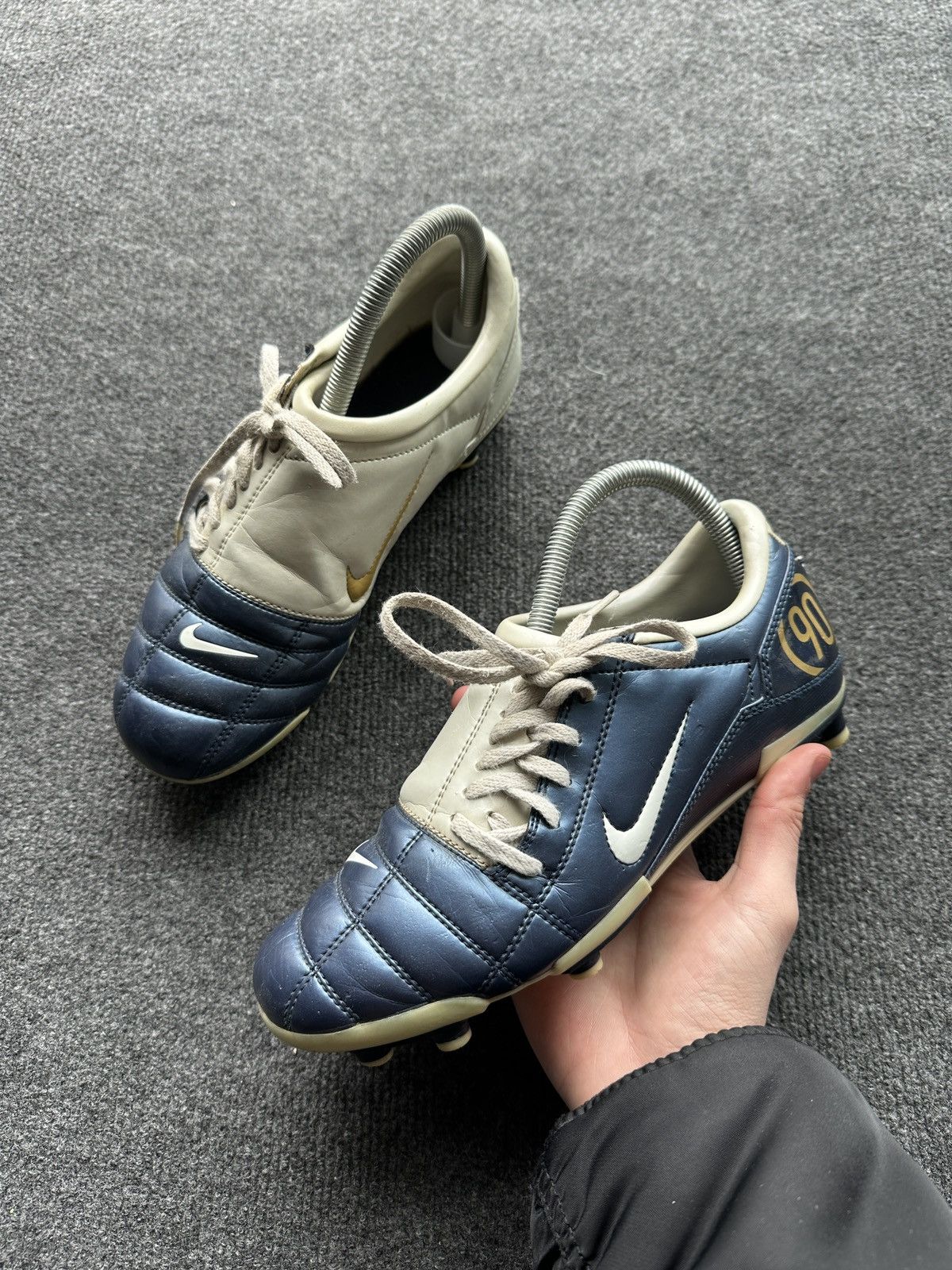 Nike 🚨RARE NIKE TOTAL 90 III UNISEX BLUE FOOTBAL SOCCER Size US 5.5 / EU 38 - 1 Thumbnail