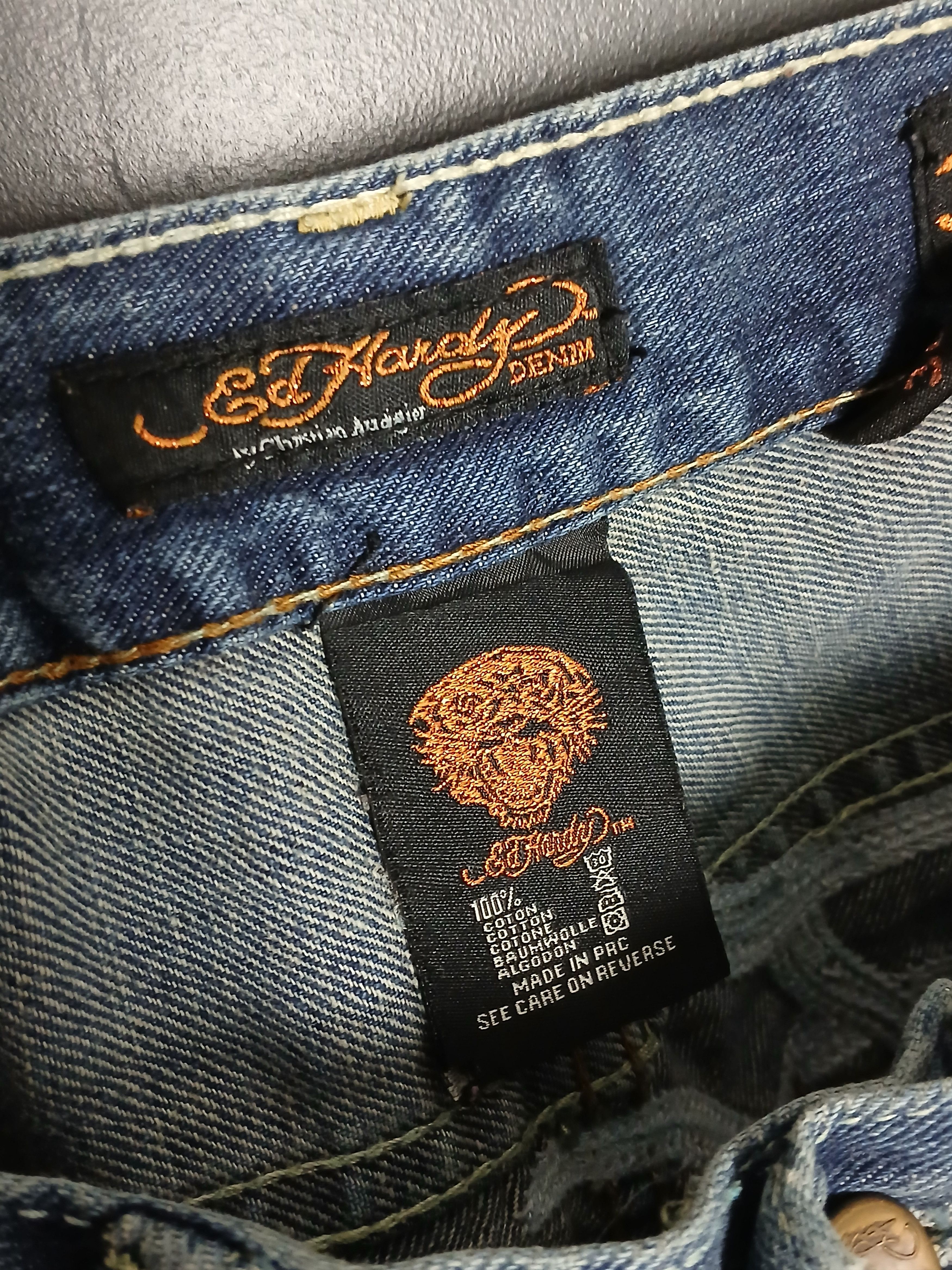 Christian Audigier × Ed Hardy New Ed Hardy Christian Audigier Jeans Pants Size US 34 / EU 50 - 12 Thumbnail