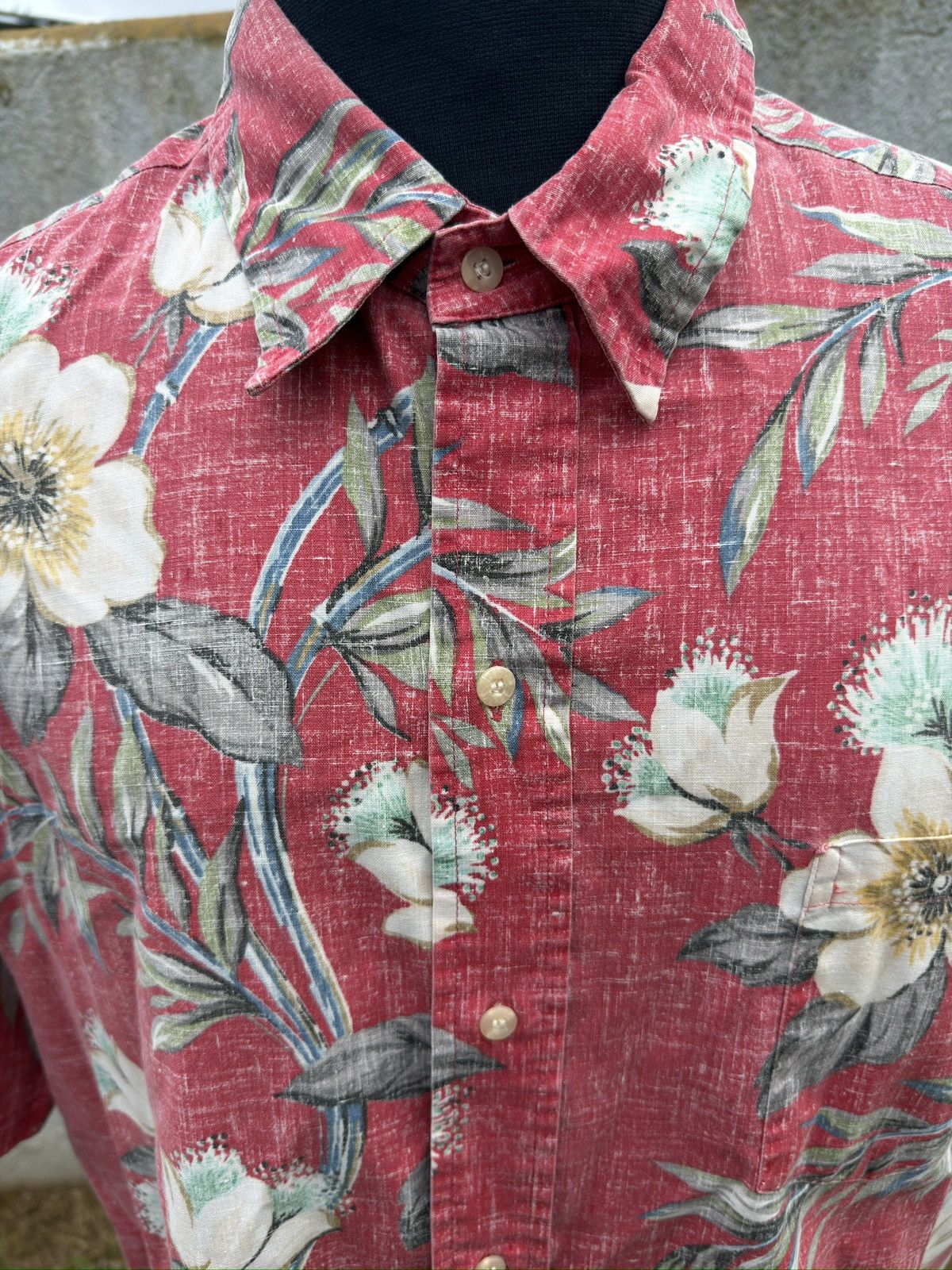 Reyn Spooner PreOwned Reyn Spooner Red Hawaiian Print Men's XXL Size US XXL / EU 58 / 5 - 3 Thumbnail