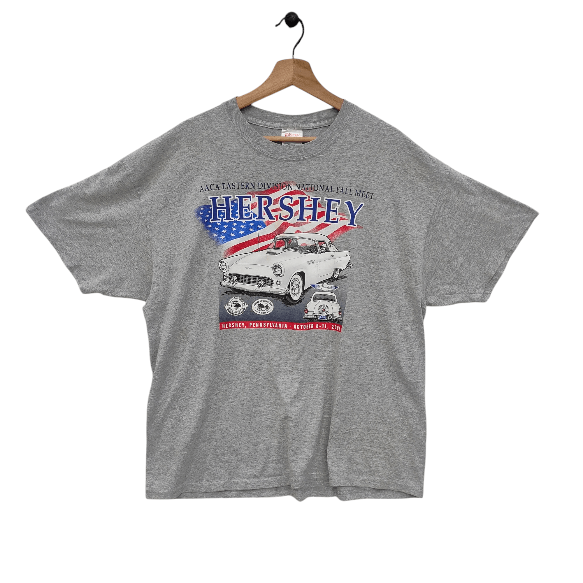Hanes × Vintage Thunderbird Classic Car Tee Vintage Hershey Car Show 2003 Size US XL / EU 56 / 4 - 1 Thumbnail