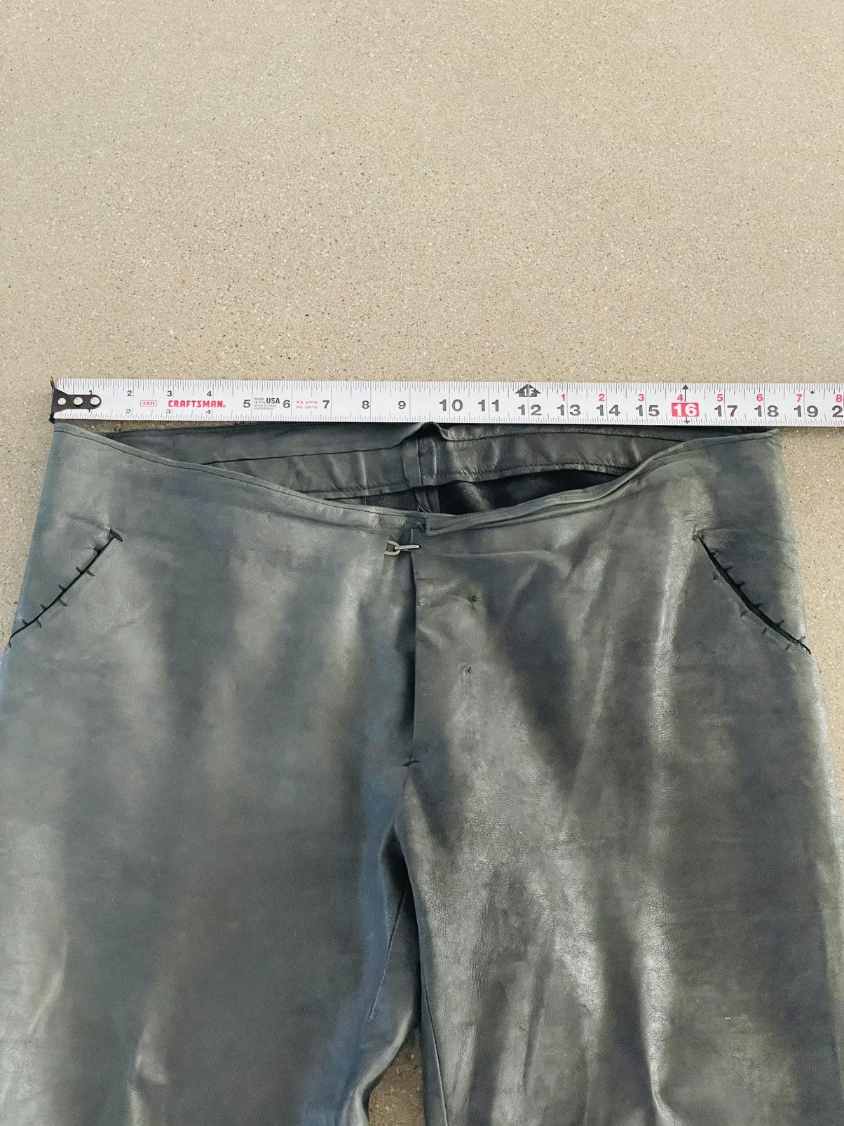 Ma+ MA+ Leather pants clasp button Size US 36 / EU 52 - 12 Thumbnail