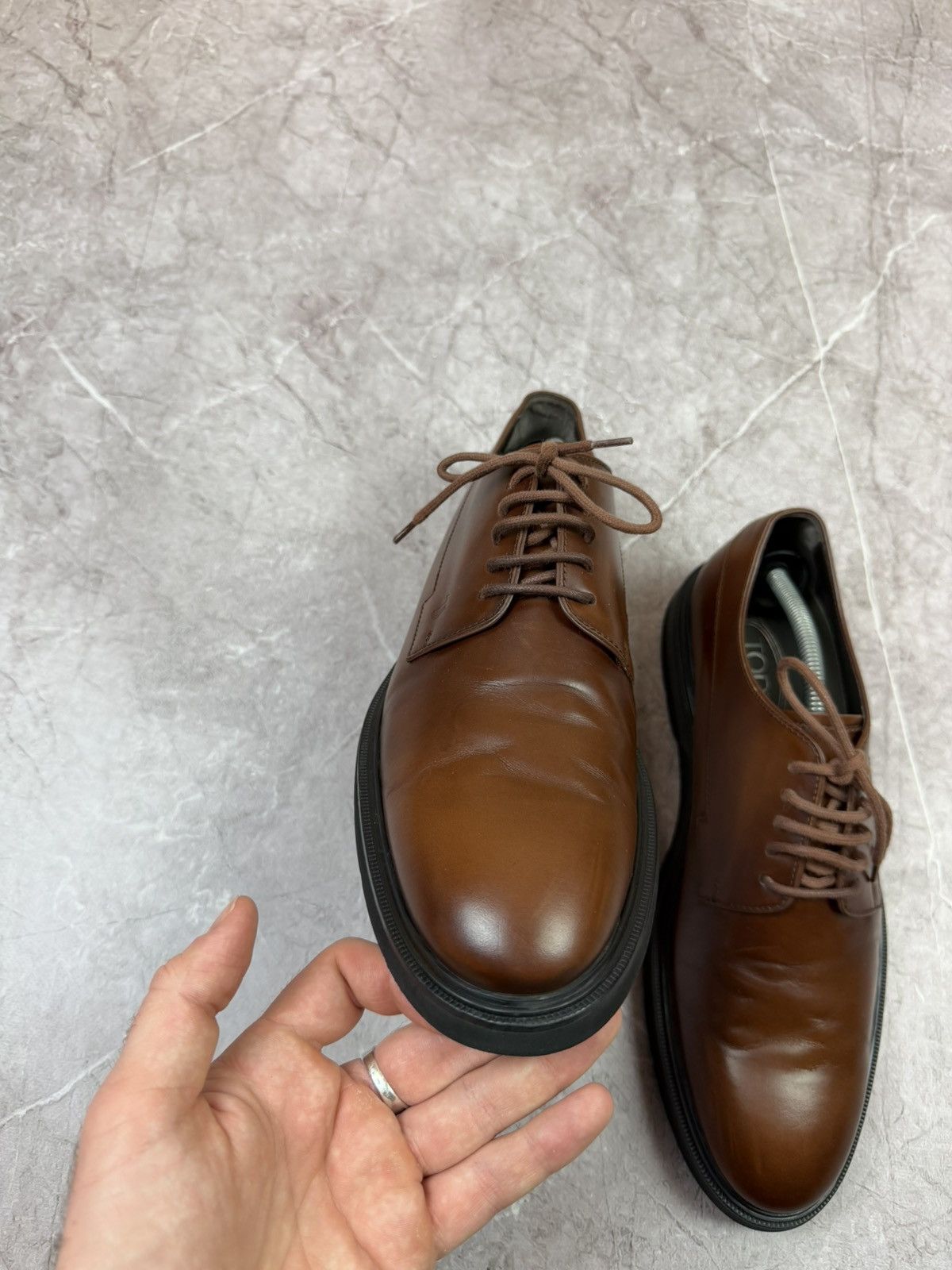 Tod's TOD'S Oxford Shoes Brown Size US 9 / EU 42 - 6 Thumbnail