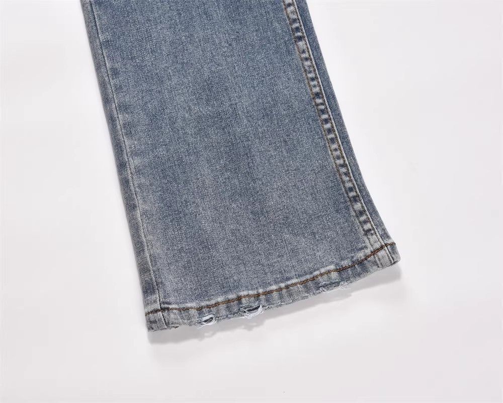 Japanese Brand × Vintage Men's American retro washed straight jeans Size US 32 / EU 48 - 5 Thumbnail