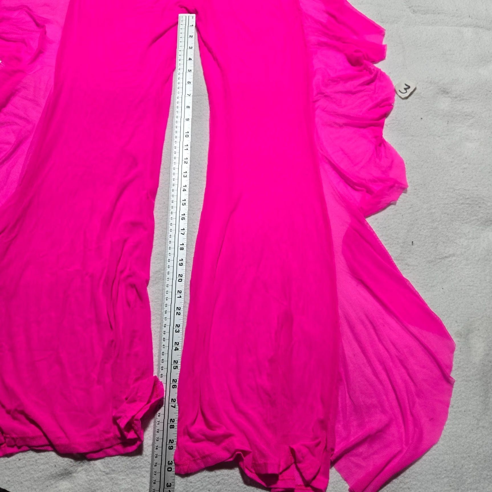 Rainbow Rainbow Pants Women's L Pink High Waist Sheer Sweatpants 96% Polyester 4% Spandex Regular Straight Men/Women? Size 36" / US 14 / IT 50 - 7 Thumbnail