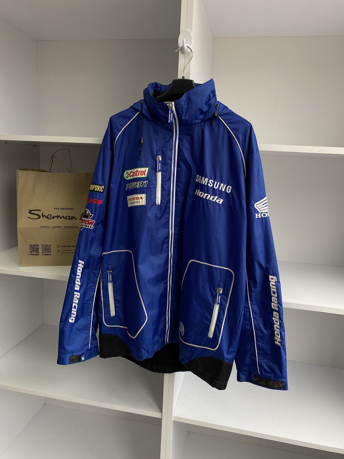 Honda × Vintage Samsung Honda Castrol Racing Jacket vintage Size US XL / EU 56 / 4 - 2 Thumbnail