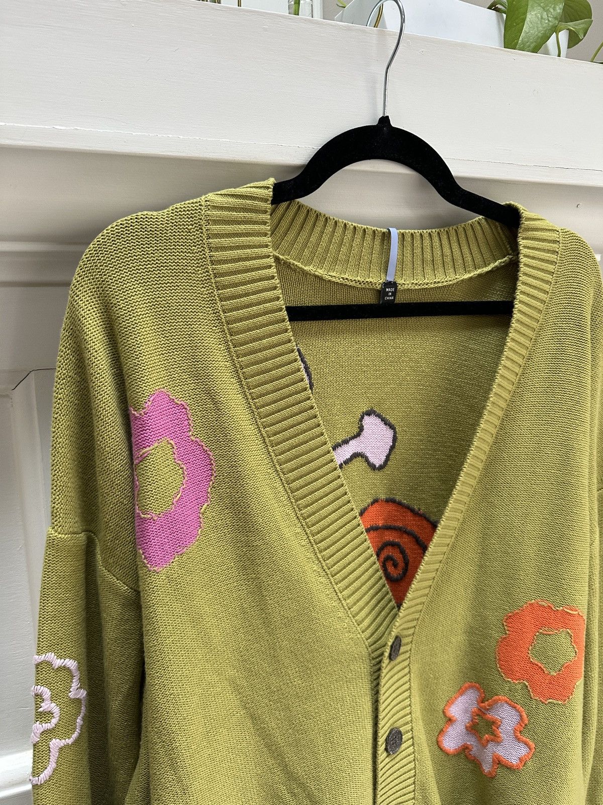 Alexander McQueen Grow Up Logo-Appliquéd Intarsia Cardigan Size US S / EU 44-46 / 1 - 3 Thumbnail