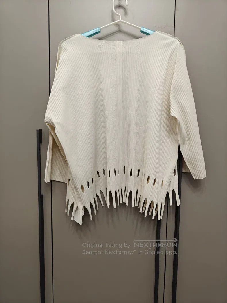 Issey Miyake Issey Miyake size:one size White Cardigan Size XXS / US 00 / IT 34 - 3 Thumbnail