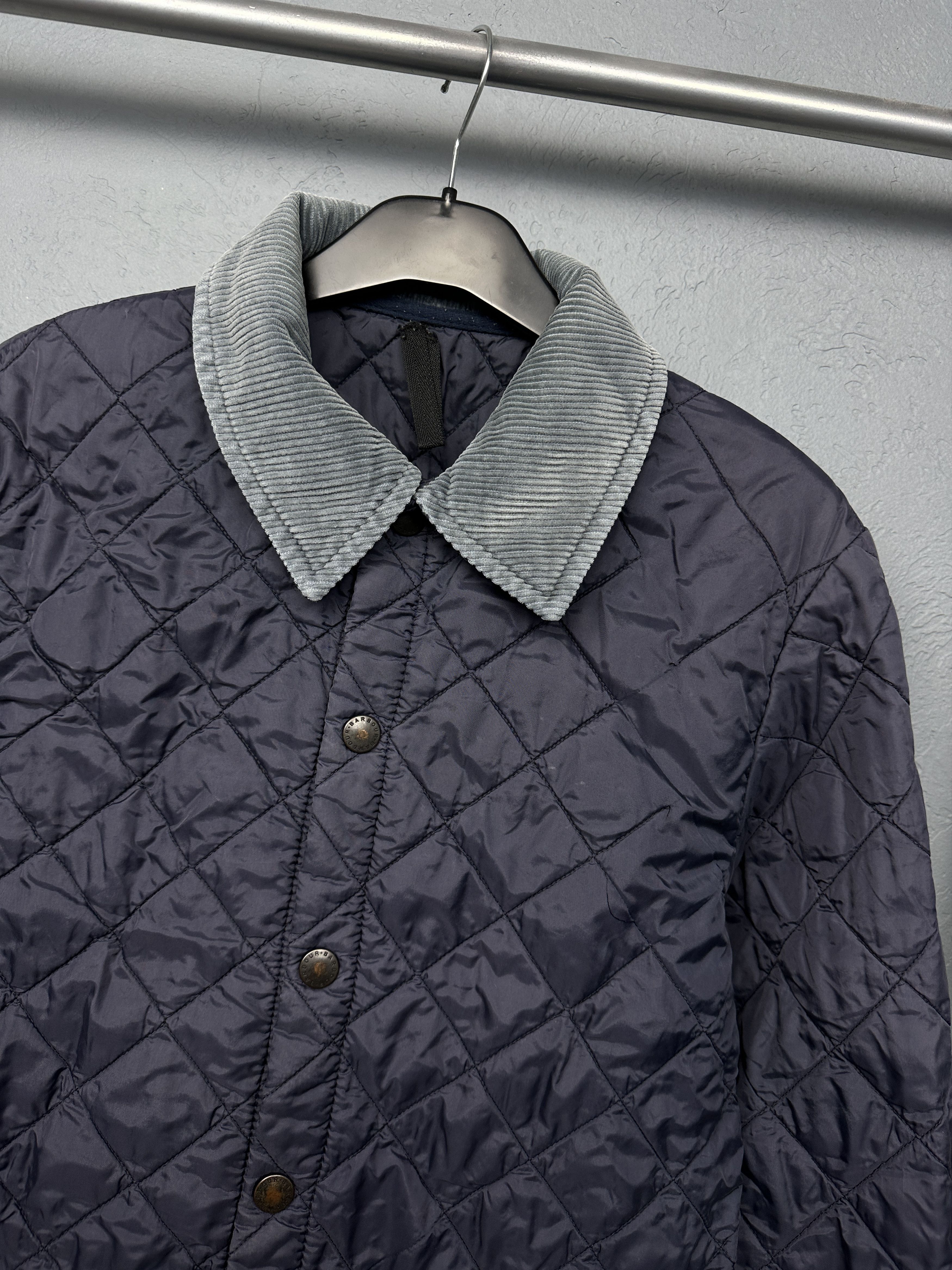 Barbour Barbour 90s Vintage Liddesdale Mens Quilted Jacket Size US M / EU 48-50 / 2 - 2 Thumbnail
