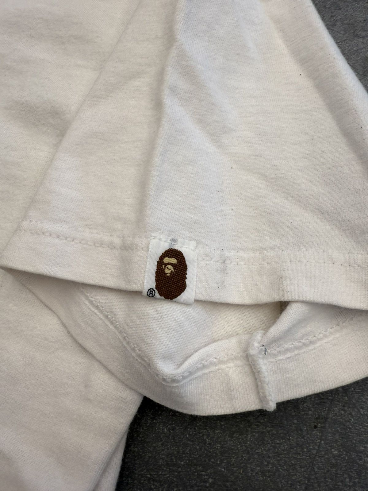 Bape × Vintage 90’s Vintage Bape For Human Tee Size US L / EU 52-54 / 3 - 5 Thumbnail