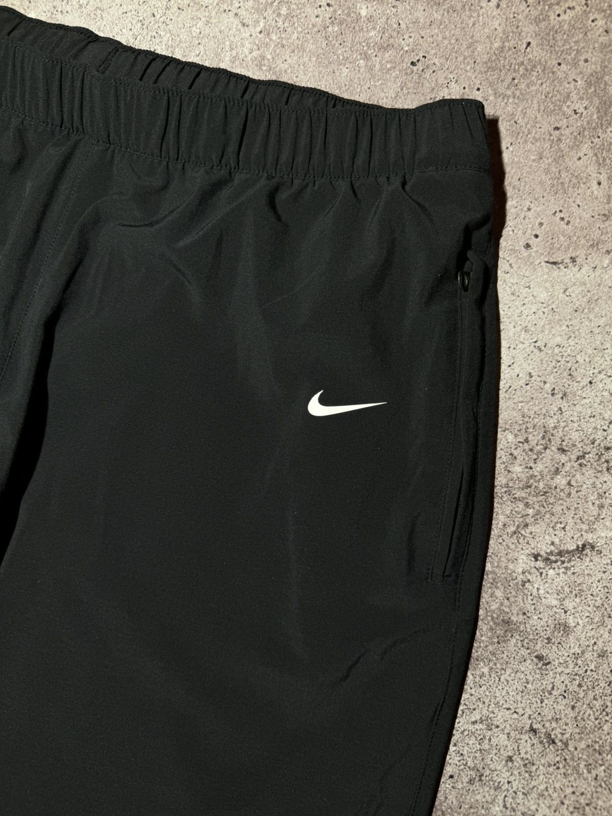Nike × Vintage Nike Vintage Streetwear Casual Drill y2k Black Sweatpants Size US 32 / EU 48 - 3 Thumbnail