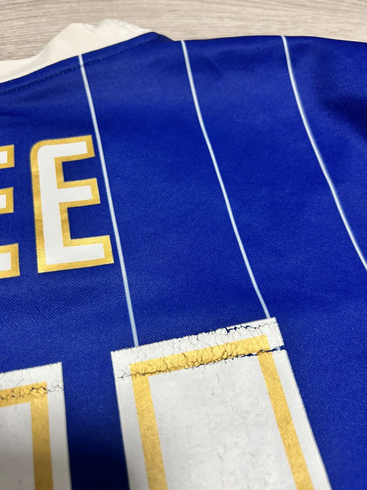 Vintage Vintage Mitre Ipswich Town 2007/08 Home shirt #14 LEE s Size US S / EU 44-46 / 1 - 14 Thumbnail