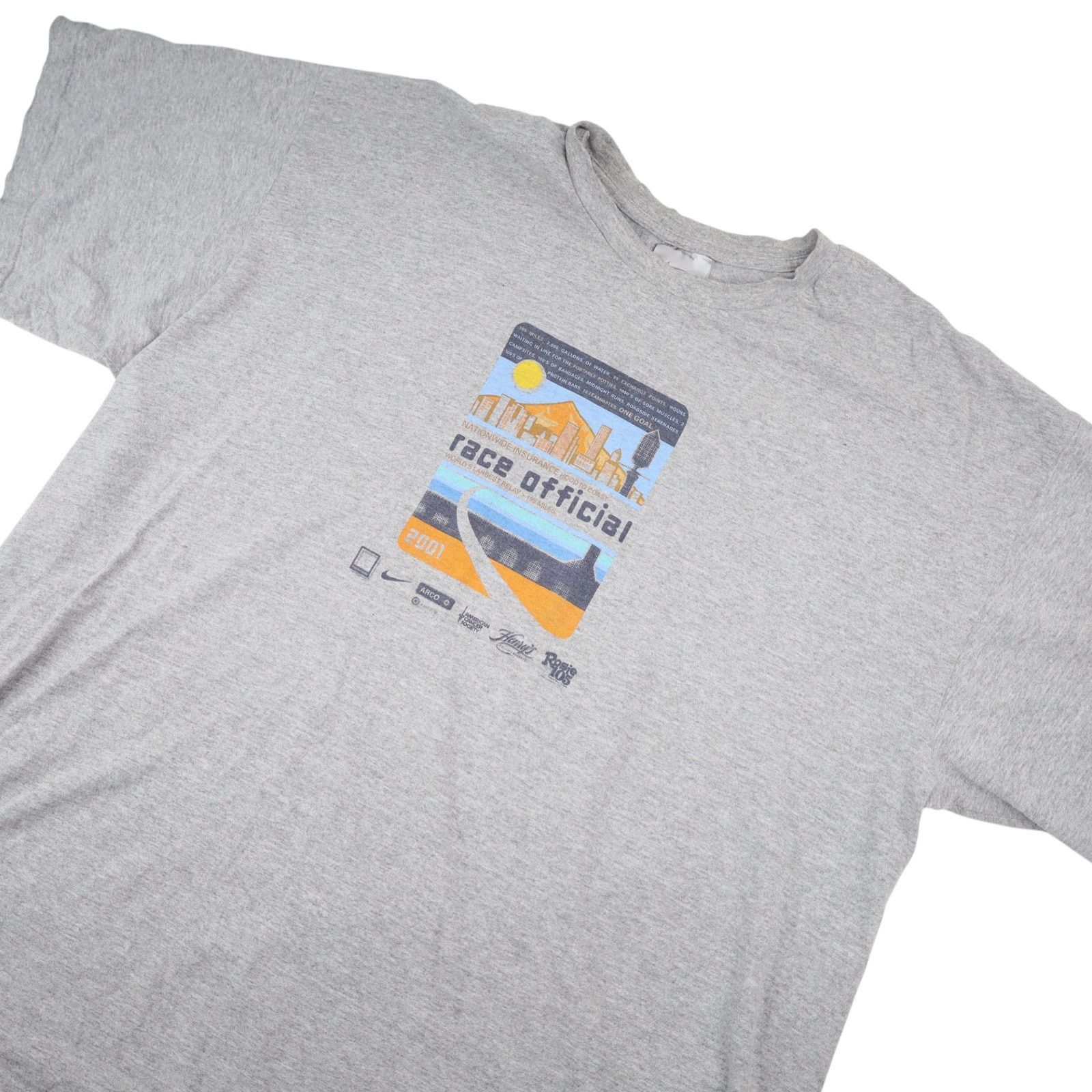 Nike × Vintage VTG Nike Hood To Coast Relay Race Official Graphic T Shirt Size US XL / EU 56 / 4 - 2 Thumbnail