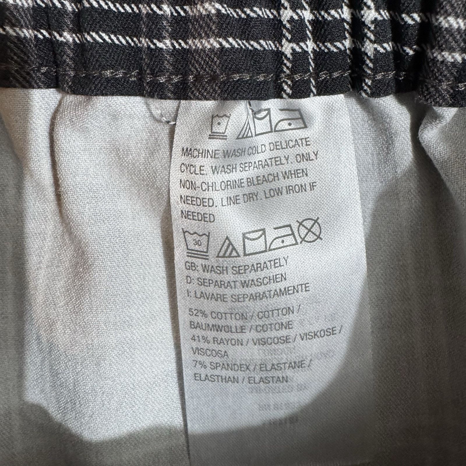 Isaac Mizrahi Isaac Mizrahi Live Pants Womens 10 Plaid Academia Retro Size 32" / US 10 / IT 46 - 10 Thumbnail