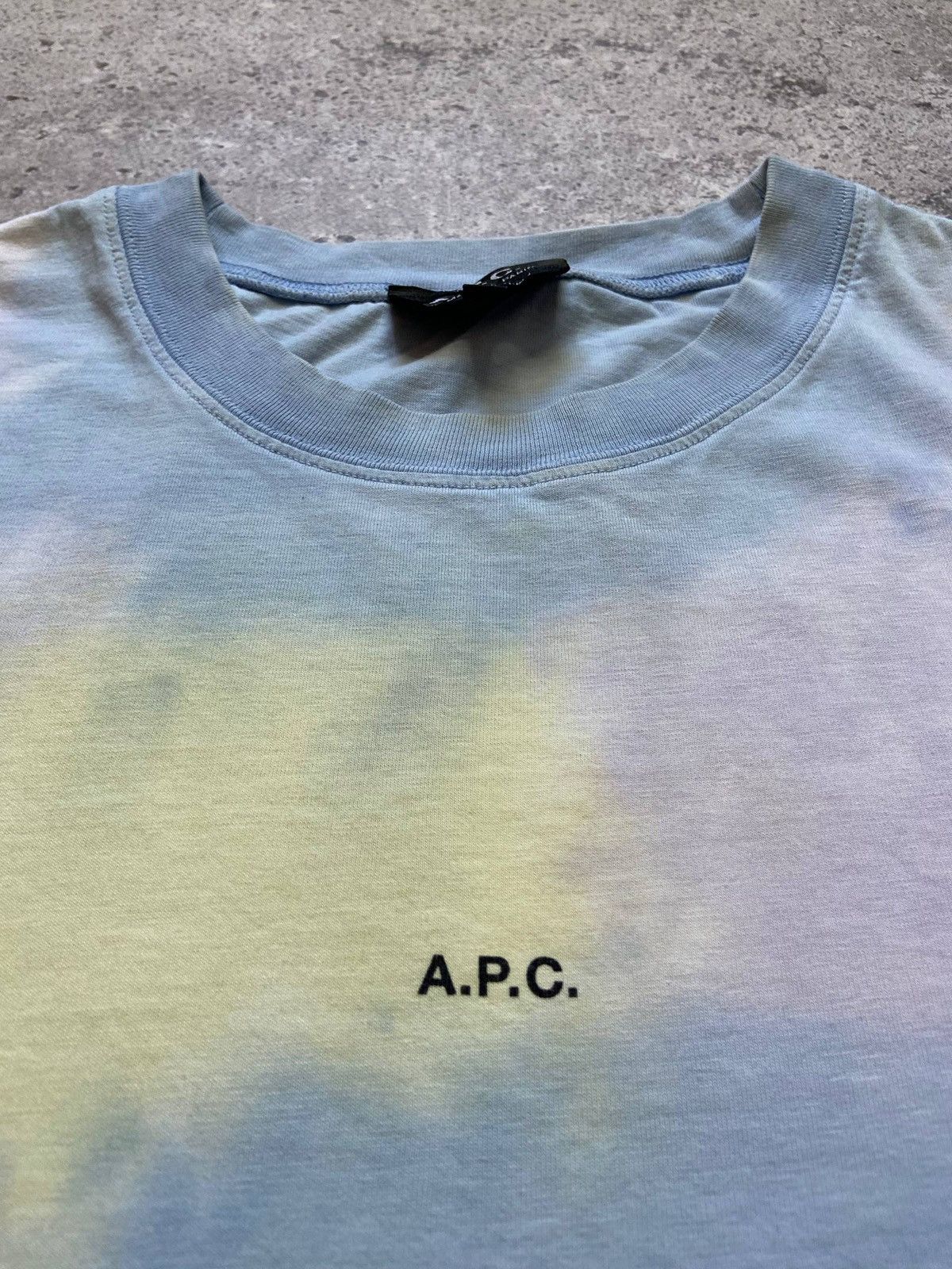 A.P.C. APC Adrien Micro Logo S T-Shirt - Tie-dye Size US M / EU 48-50 / 2 - 2 Thumbnail