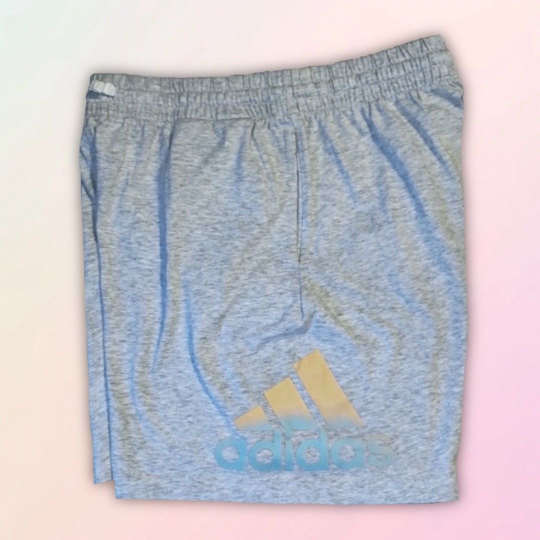 Adidas Adidas, Gray & Ombre, AeroReady, Cotton Athletic Shorts Size 28" / US 6 / IT 42 - 1 Thumbnail