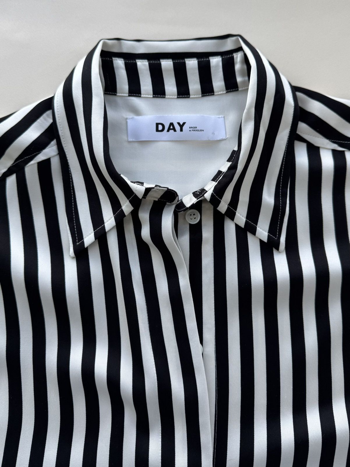 Other DAY Birger et Mikkelsen lea fluid stripe shirt black/white Size M / US 6-8 / IT 42-44 - 8 Thumbnail