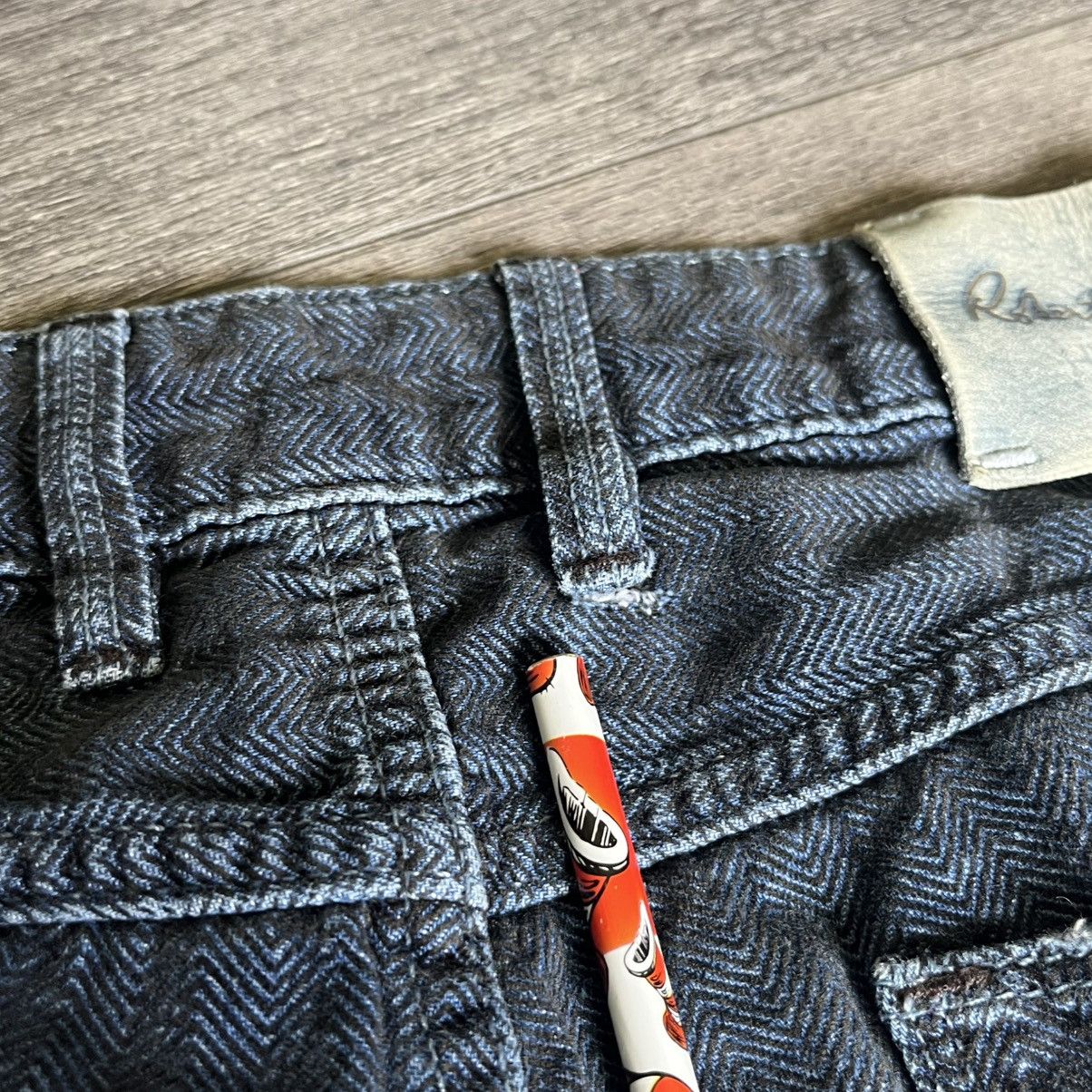 Robert Graham Vintage Robert Graham Slim Jim Washed Blue Denim Jeans 33x30 Size US 33 - 6 Thumbnail