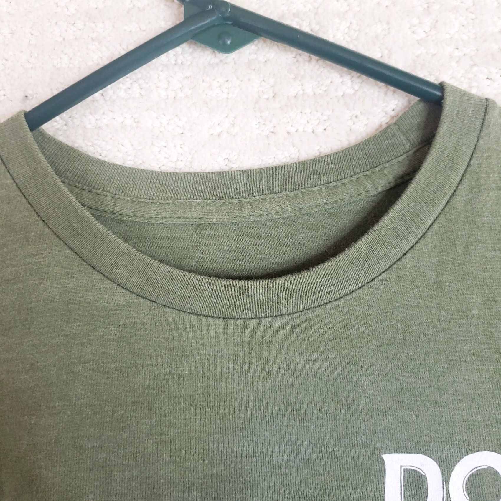 Vintage Dove 30 T-Shirt Logo Front & Back Green Short Sleeve Mens M Cotton Blend Jersey Graphic Tee Hunting Outdoor Shirt Size US M / EU 48-50 / 2 - 6 Thumbnail